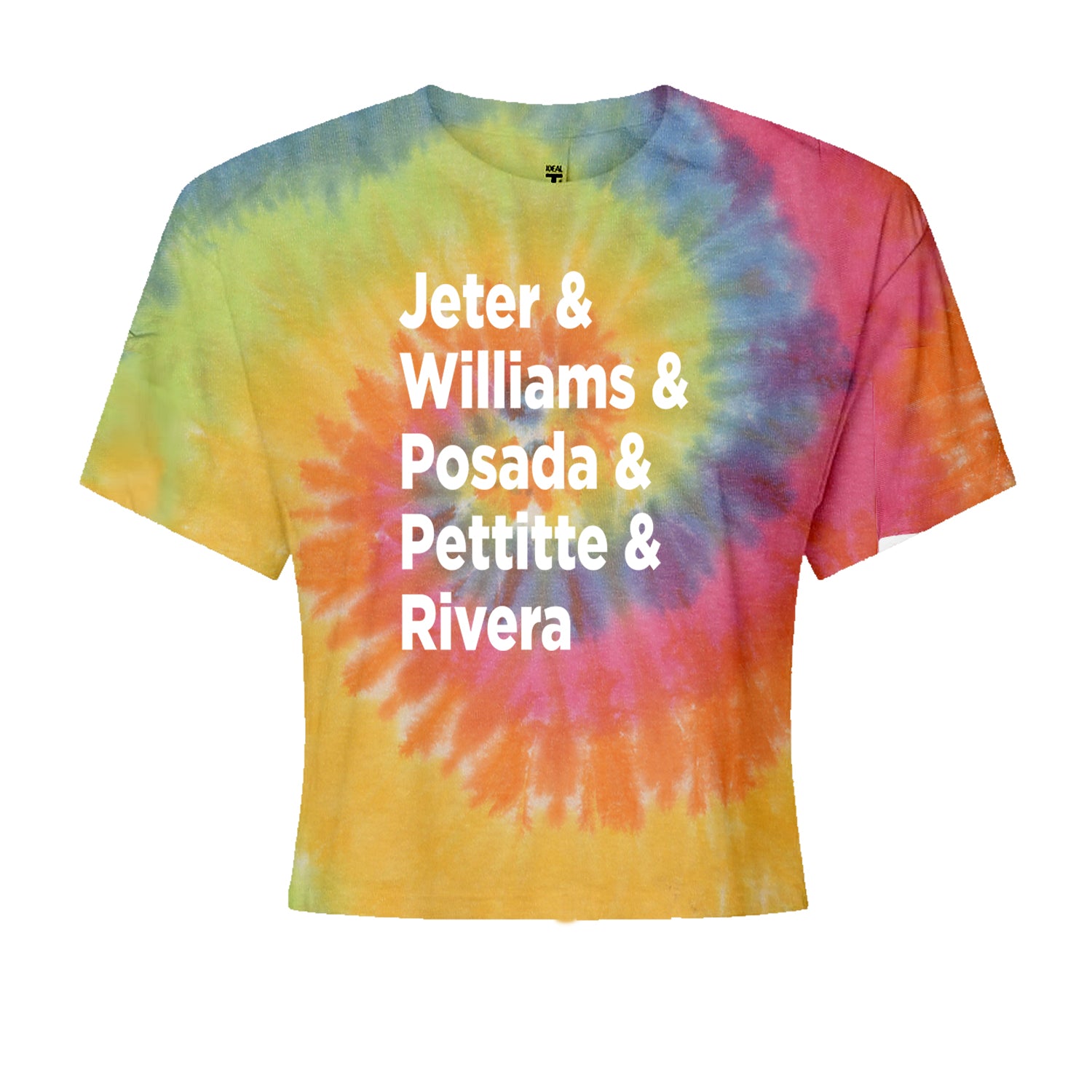 Jeter & Williams & Posada & Pettitte & Rivera Cropped T-Shirt Eternity