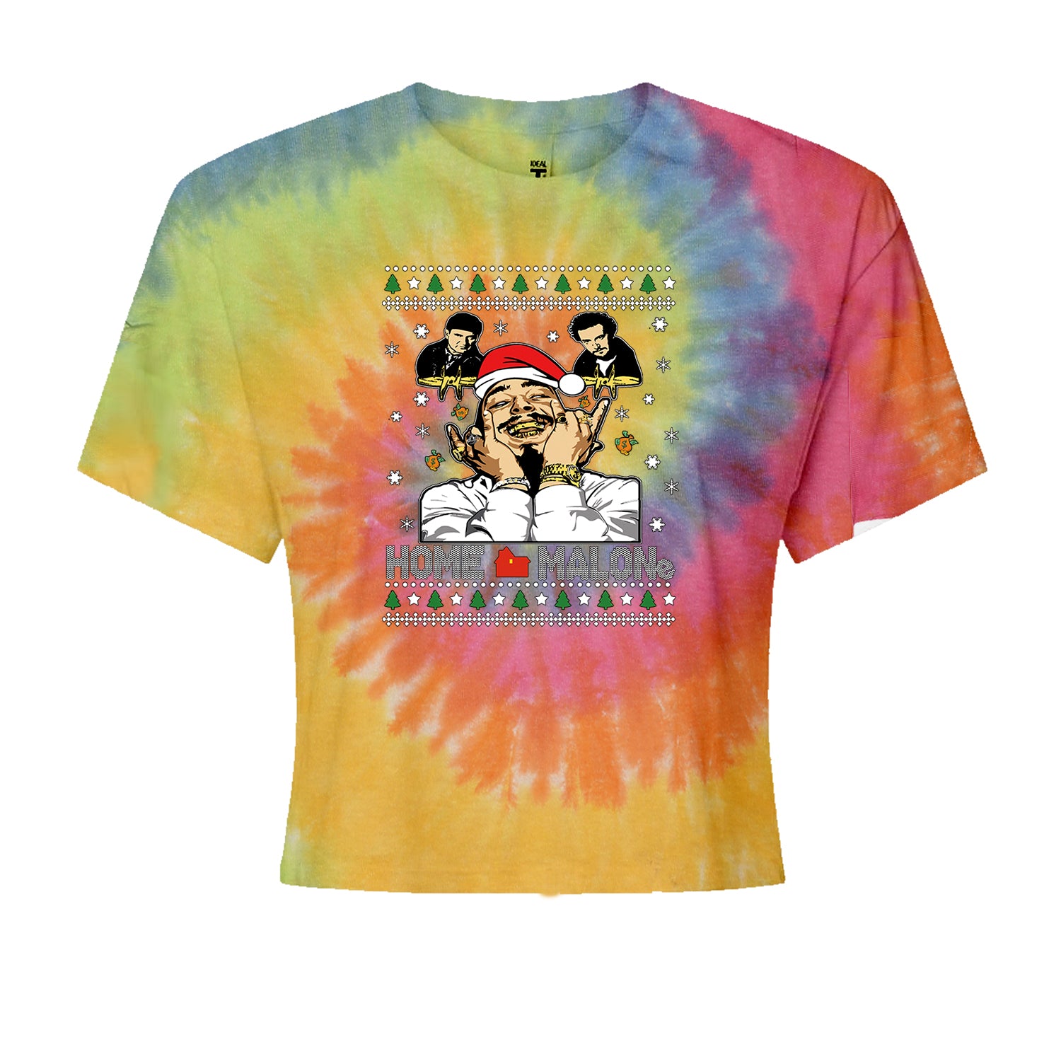 Home Malone Ugly ChristmasCropped T-Shirt Eternity