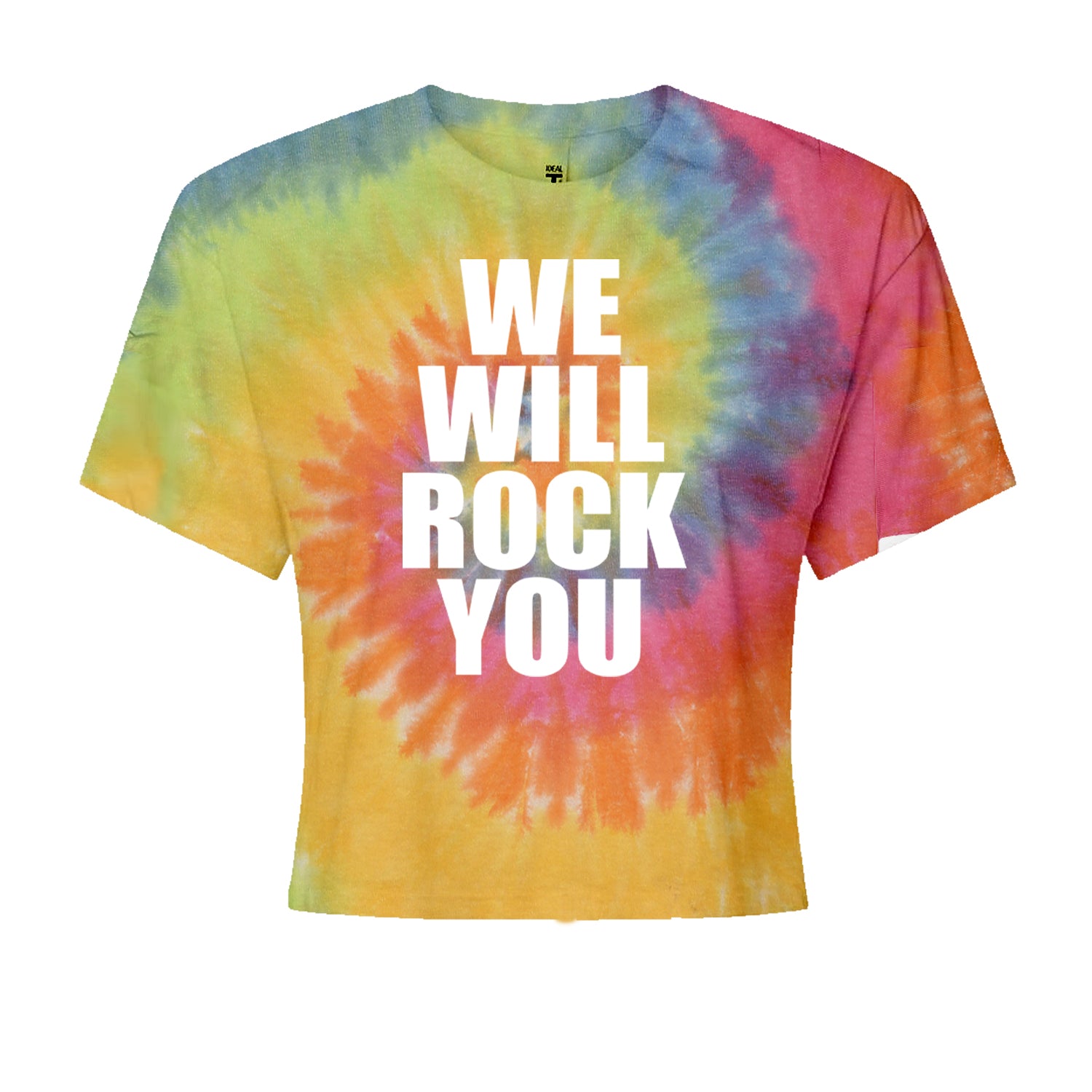 We Will Rock You Cropped T-Shirt Eternity