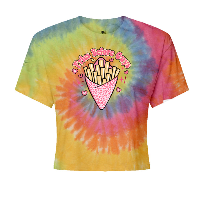 Fries Before GuysCropped T-Shirt