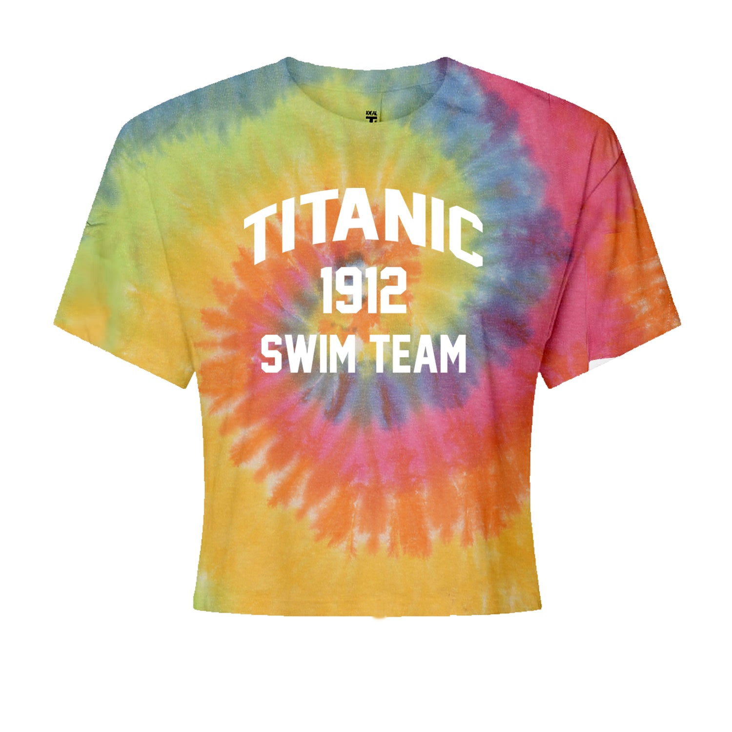 Titanic Swim Team 1912 Funny Cruise Cropped T-Shirt Eternity