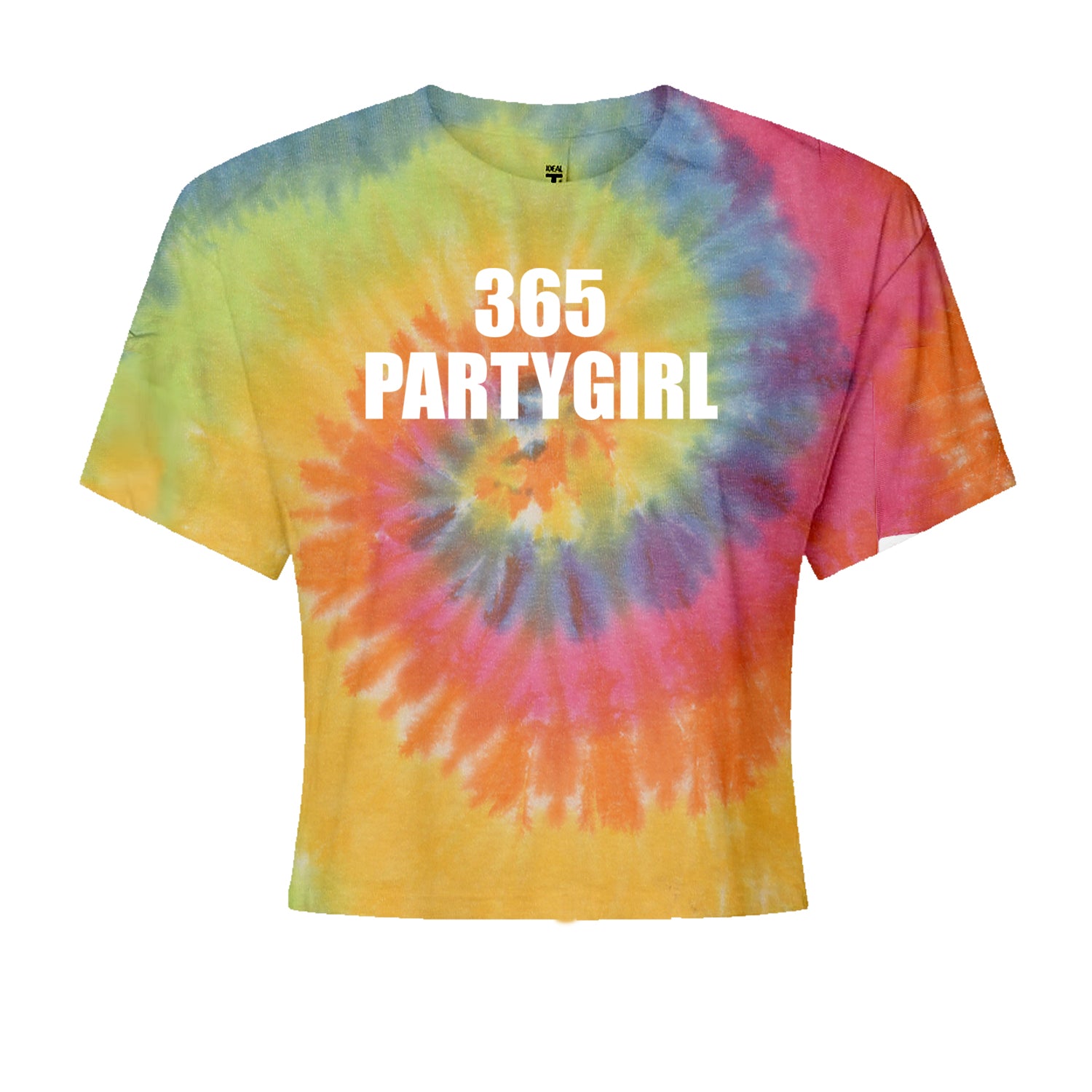 365 Party Girl Brat Girl Summer Cropped T-Shirt Eternity