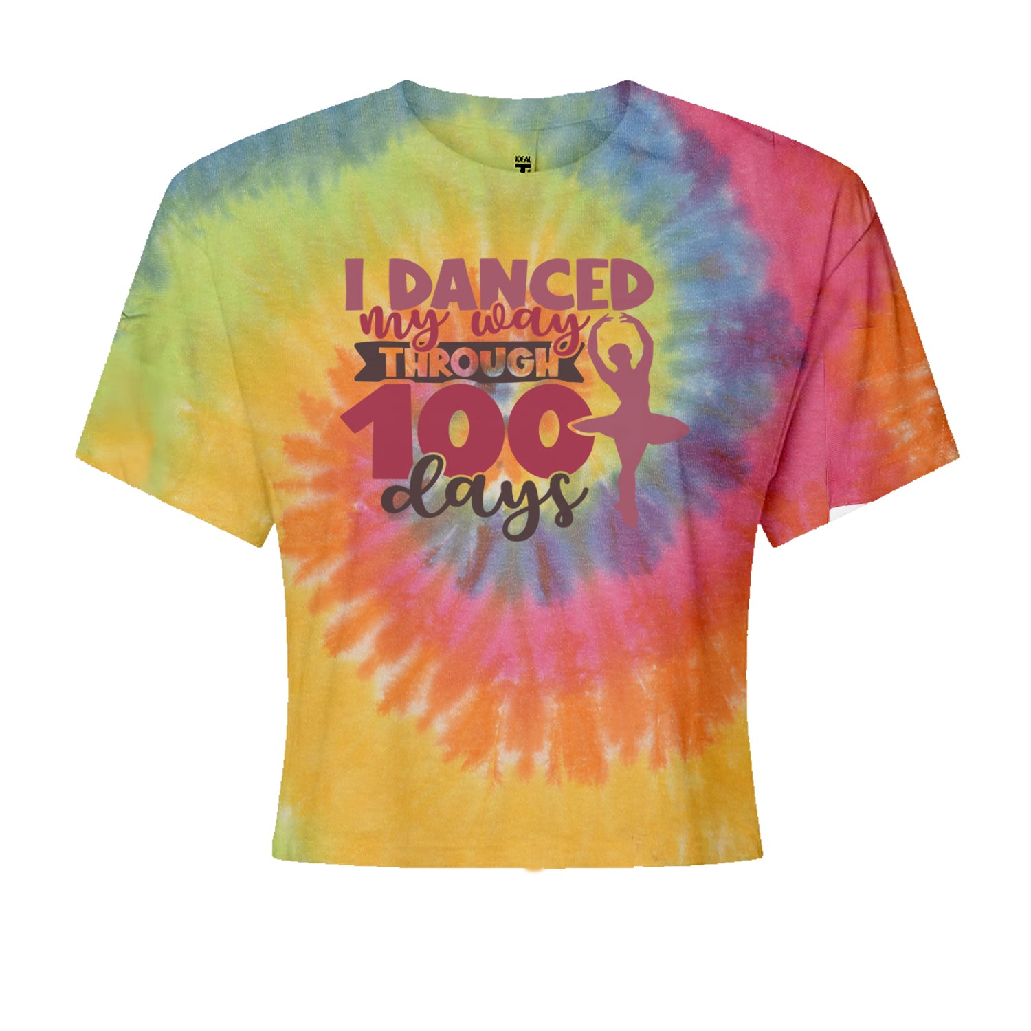 I Danced My Way Through 100 Days Of SchoolCropped T-Shirt Eternity