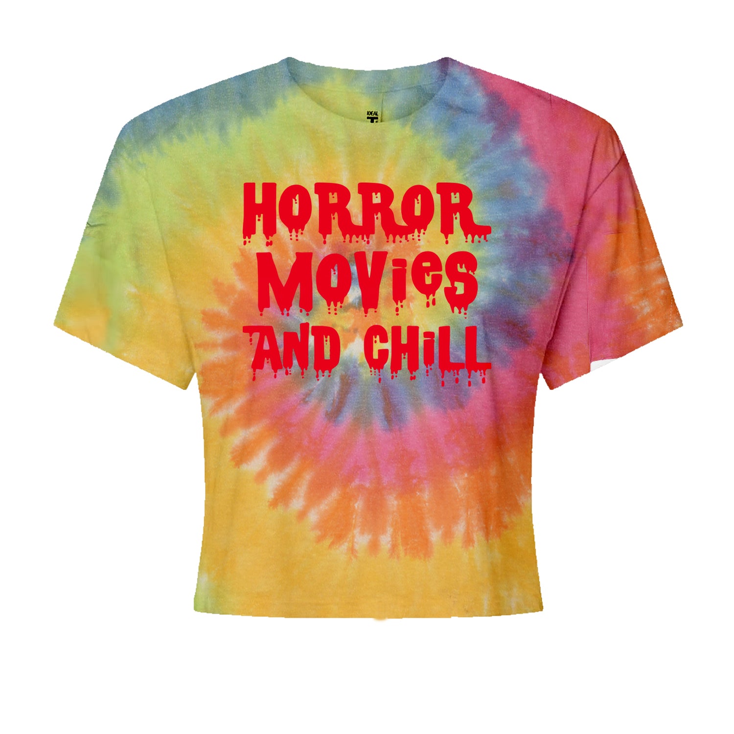 Horror Movies and ChillCropped T-Shirt Eternity