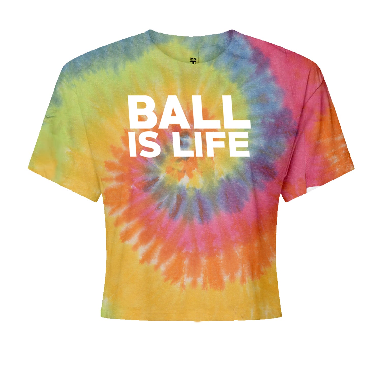 Ball Is Life Sports Enthusiasts Cropped T-Shirt Eternity