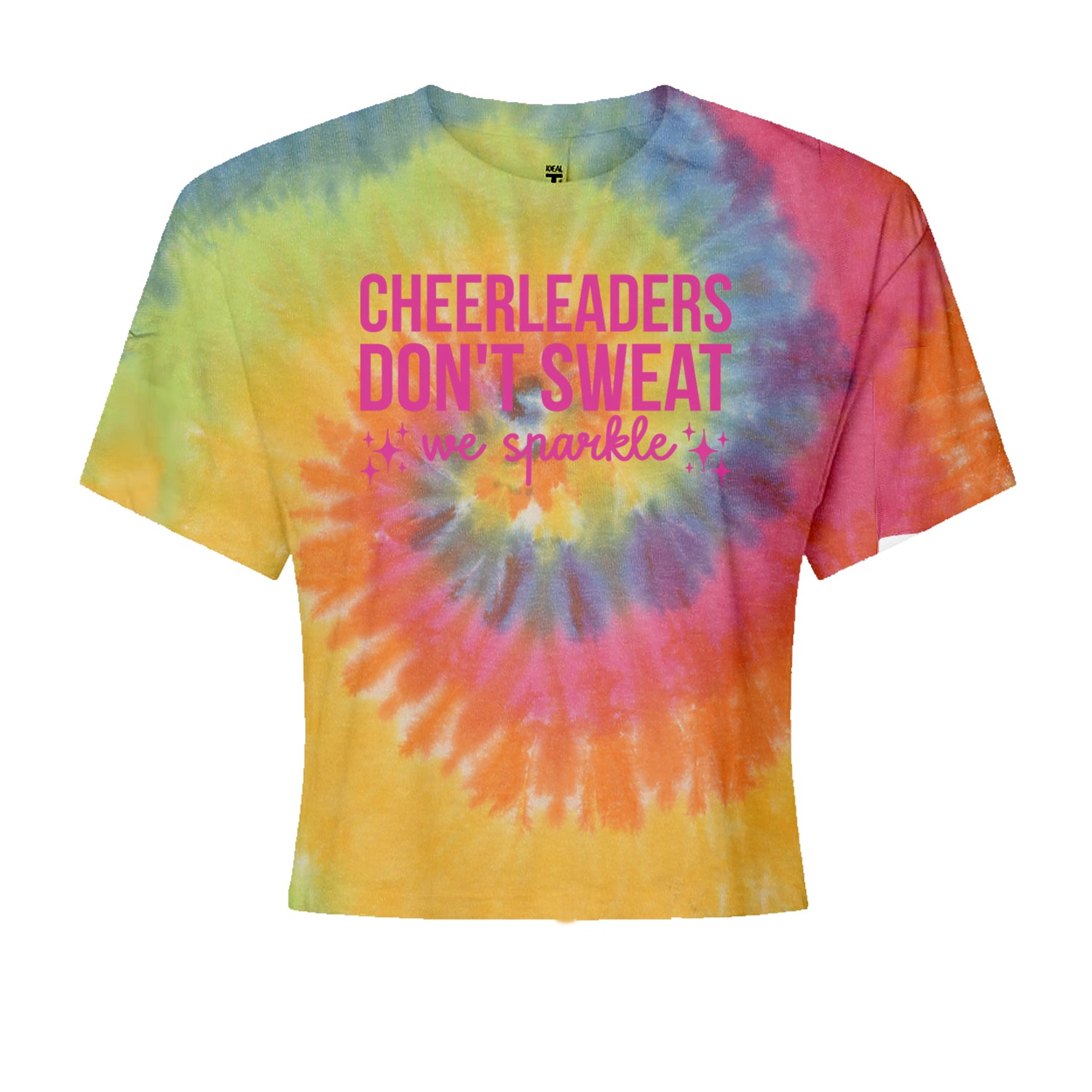 Cheerleaders Don't Sweat, We Sparkle Cropped T-Shirt Eternity