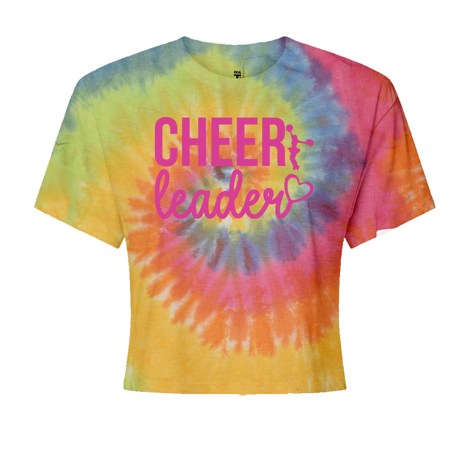 Cheerleader Heart Love Cropped T-Shirt Eternity