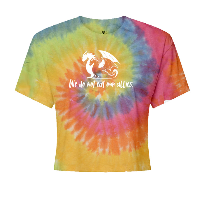 We Do Not Eat Our Allies Fourth Wing BasgiathCropped T-Shirt