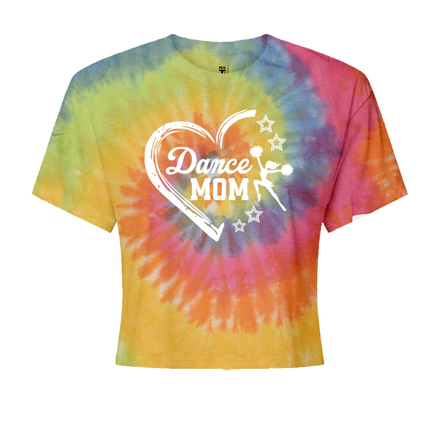 Heart Dance Mom Love Cropped T-Shirt Eternity