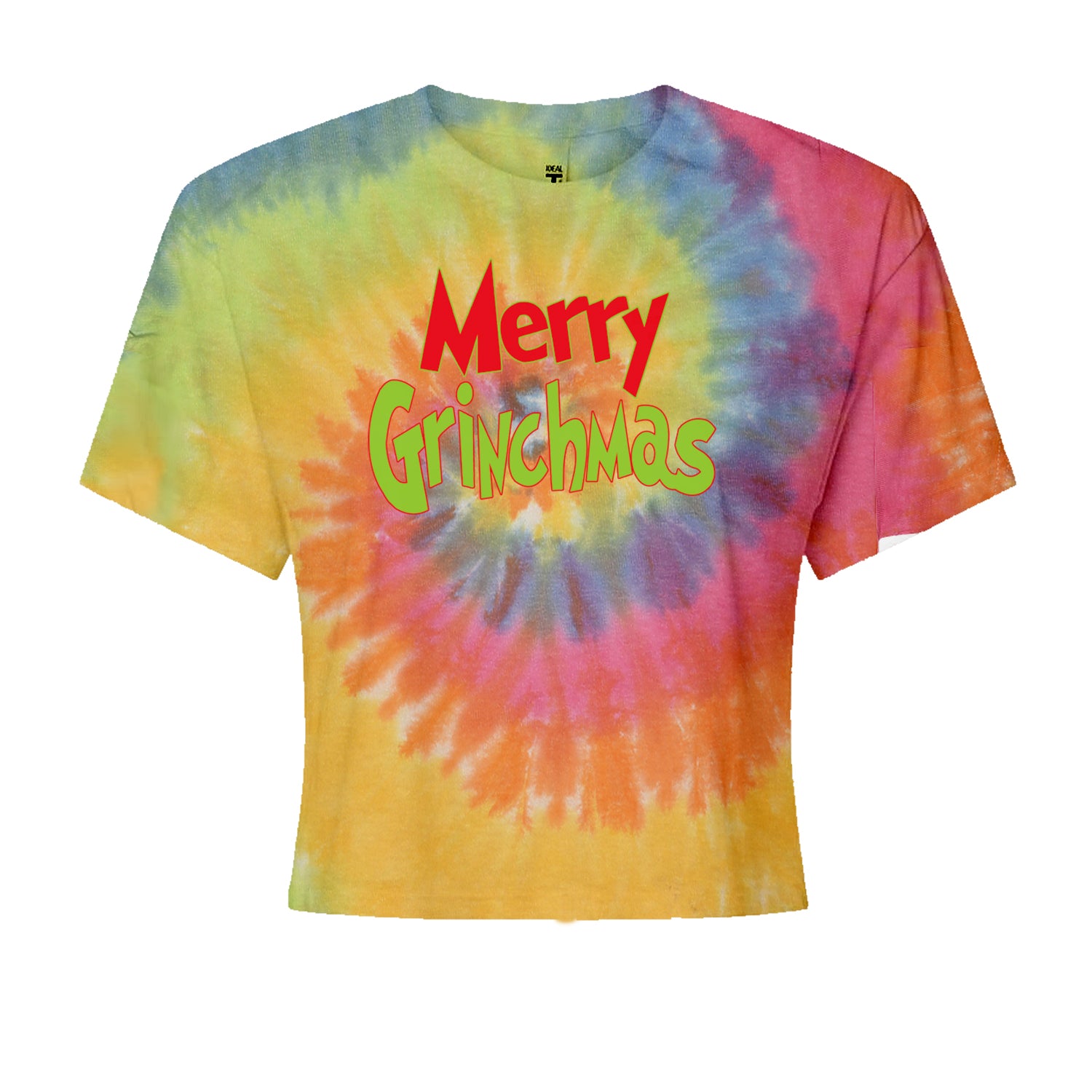 Merry Grinchmas Jolly Merry ChristmasCropped T-Shirt Eternity