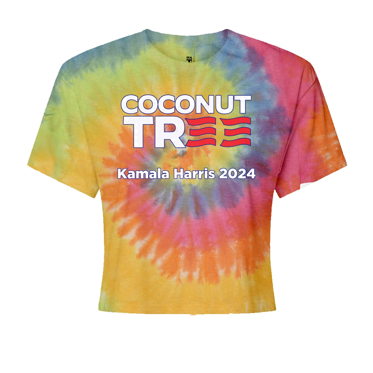 Coconut Tree - Support Kamala Harris For President 2024 Cropped T-Shirt Eternity