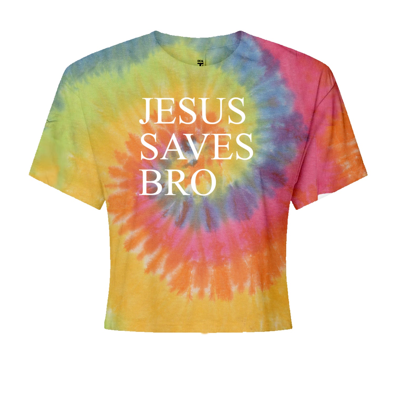 Jesus Saves Bro  Cropped T-Shirt Eternity