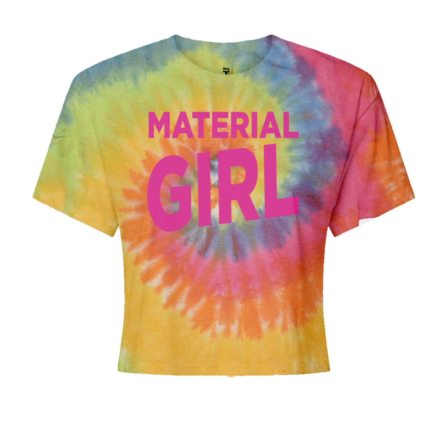 Material Girl 80's Retro Celebration Cropped T-Shirt Eternity