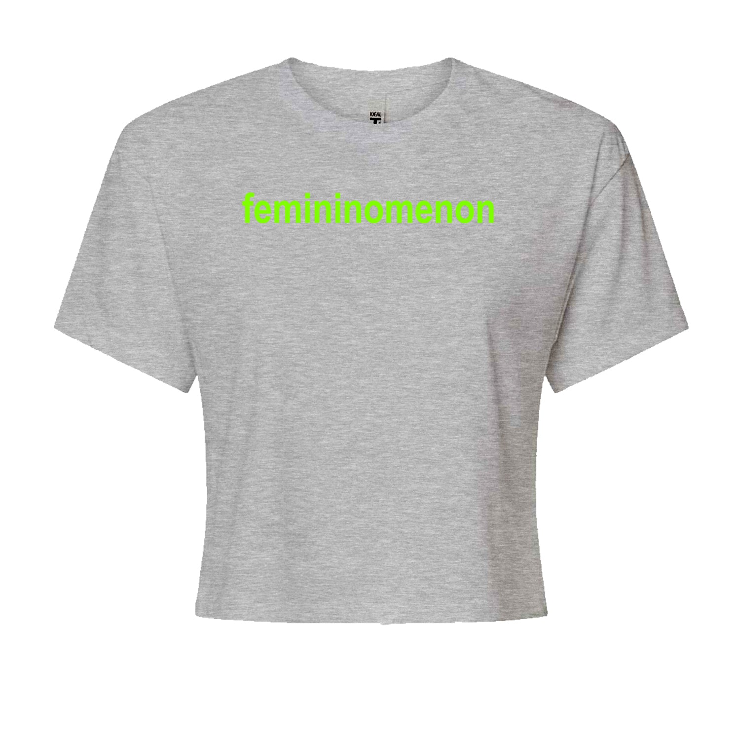 Femininomenon Female Empowerment Cropped T-Shirt Black