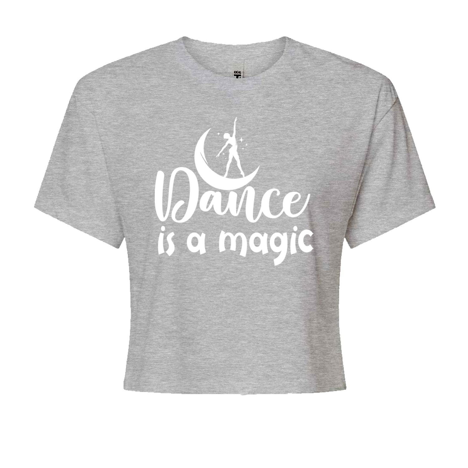 Dance Is Magic Cropped T-Shirt Black