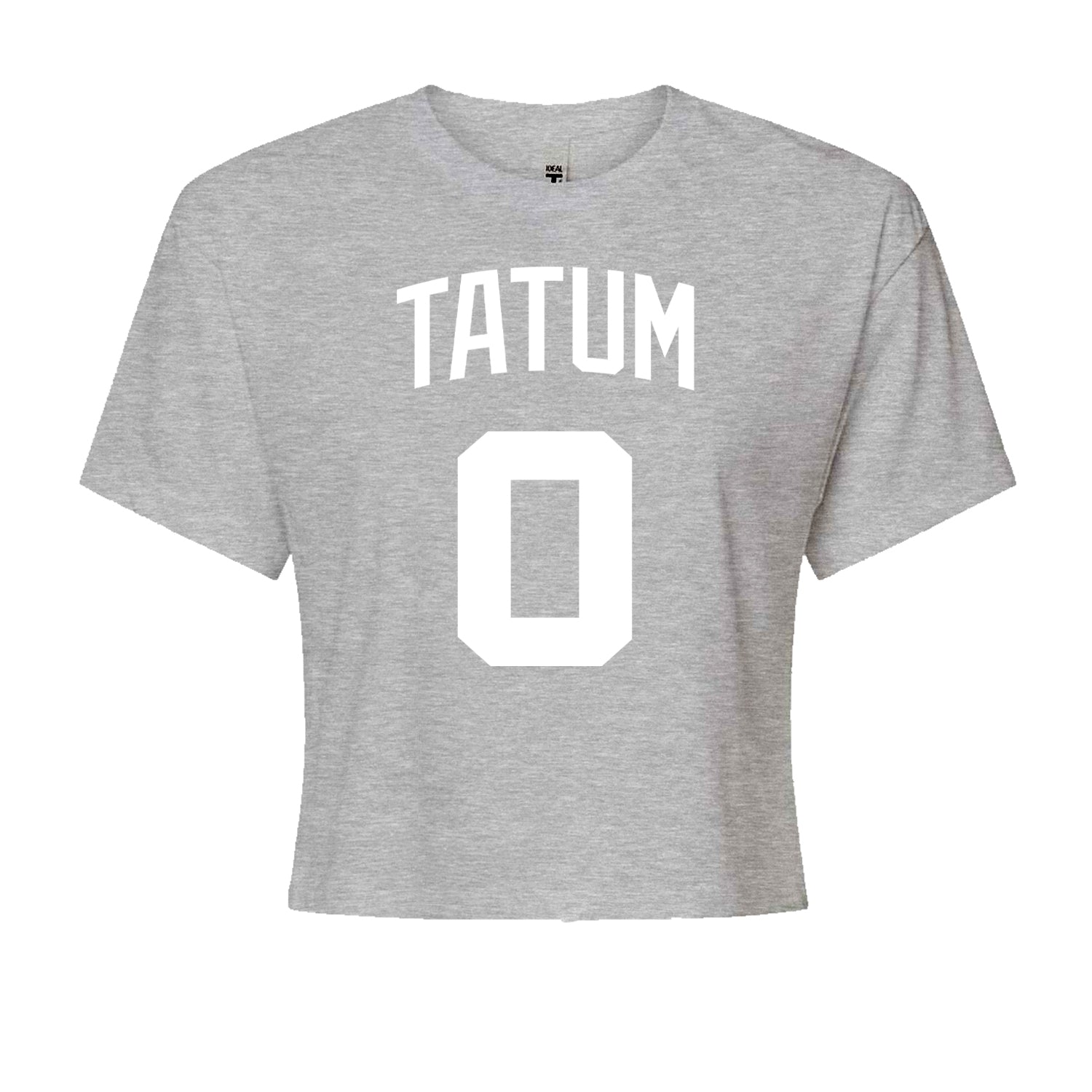 Tatum #0 Boston Basketball Cropped T-Shirt Black