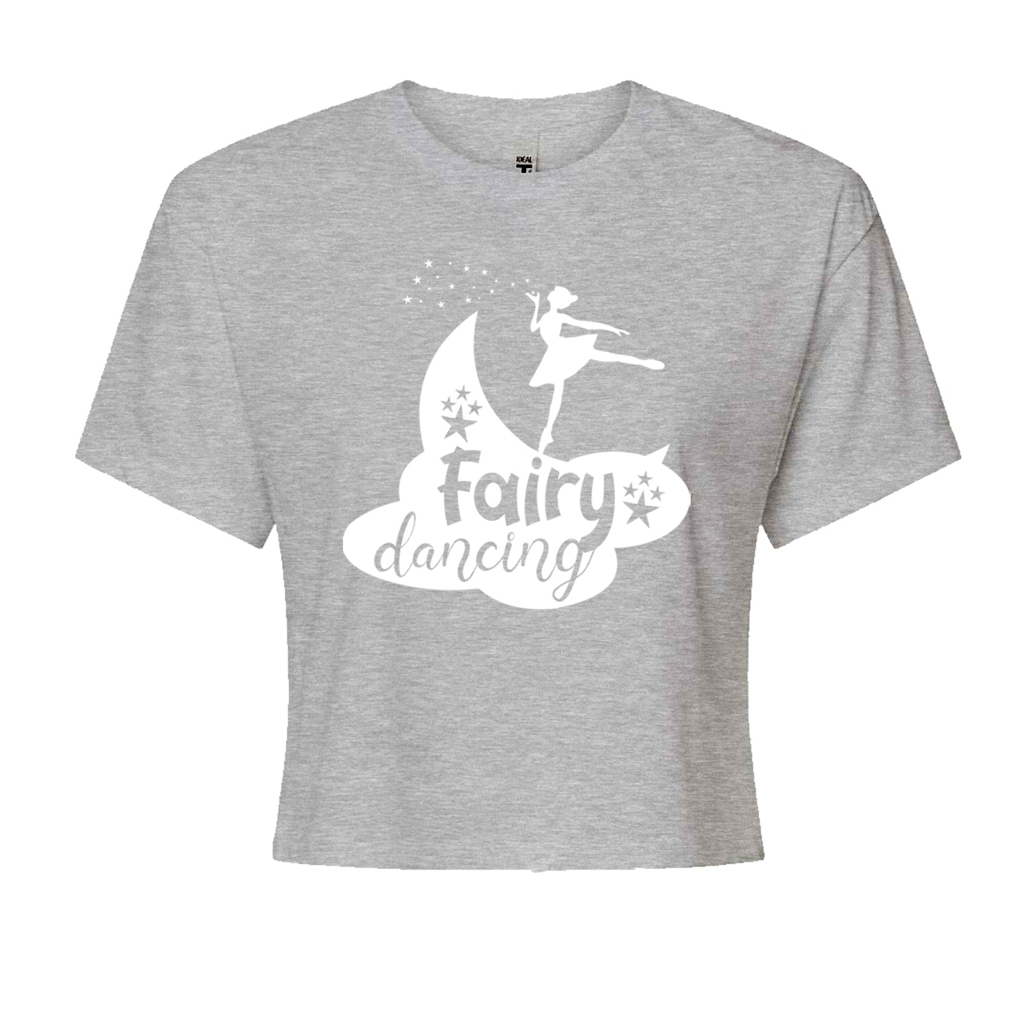 Fairy Dancing Cropped T-Shirt Black