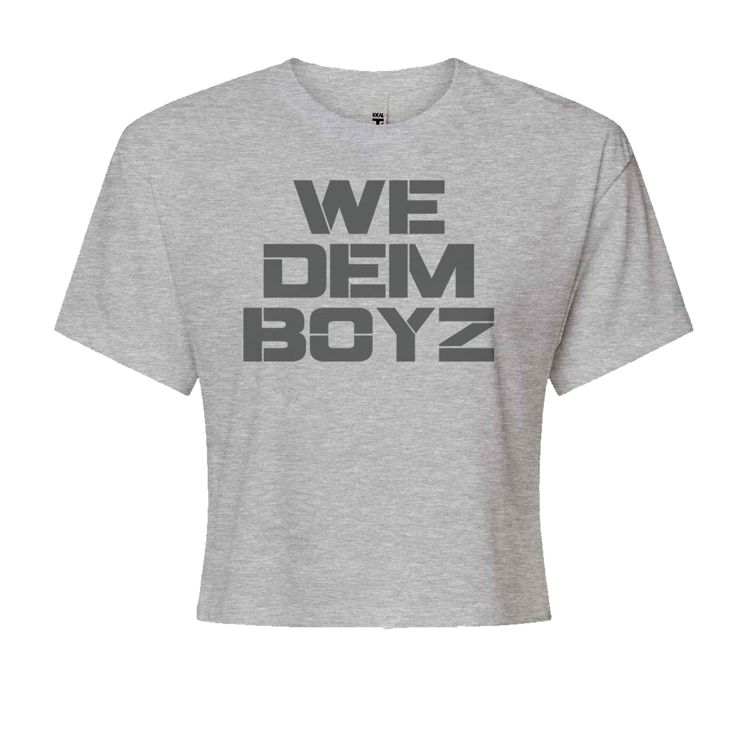 WE Dem Boys Dallas  Cropped T-Shirt Heather Grey