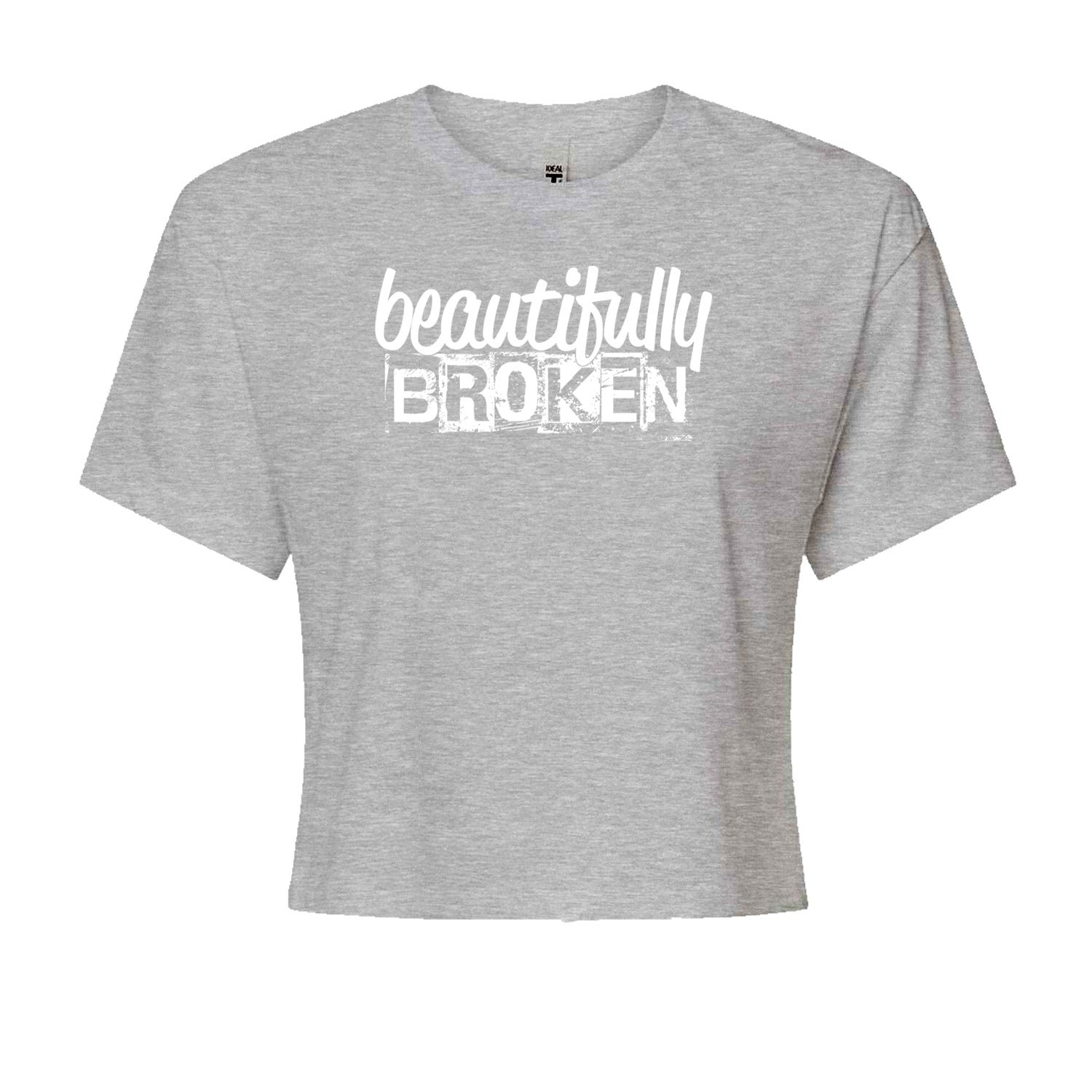 Beautifully Broken Music Cropped T-Shirt