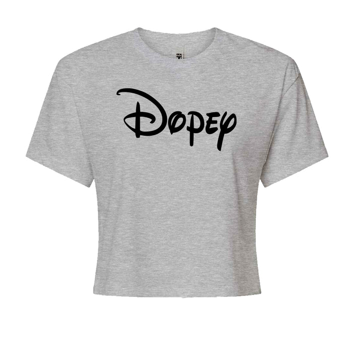 Dopey - 7 Dwarfs Costume Cropped T-Shirt