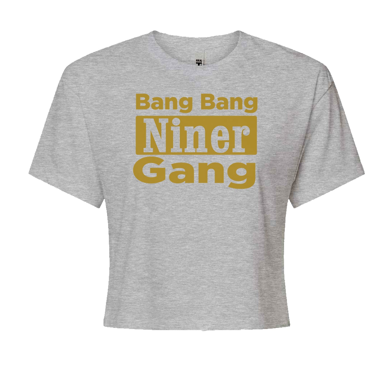 Bang Bang Niner Gang San Francisco Cropped T-Shirt Black