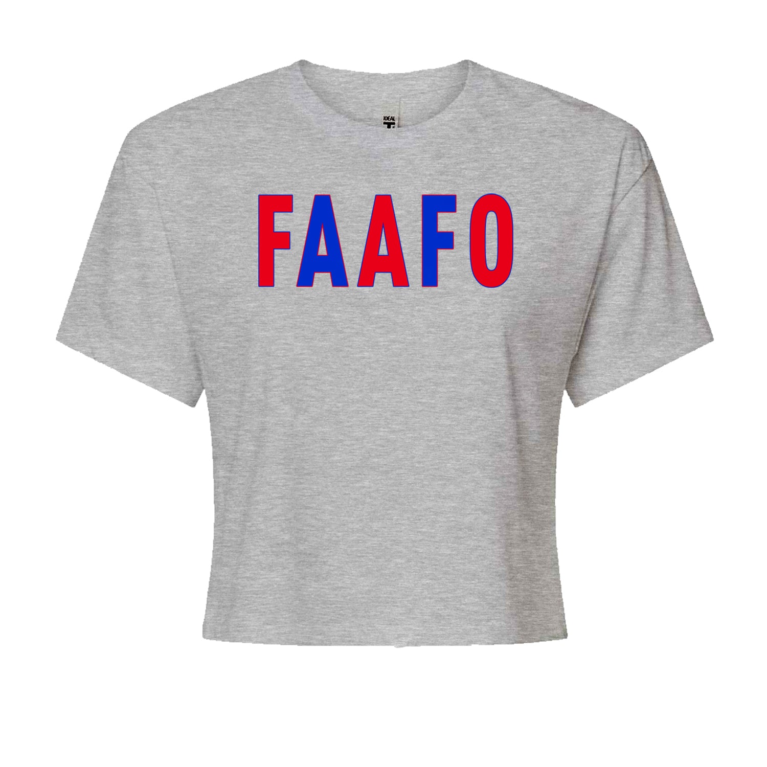 FAAFO Olympic Team USA Shirt Cropped T-Shirt Heather Grey