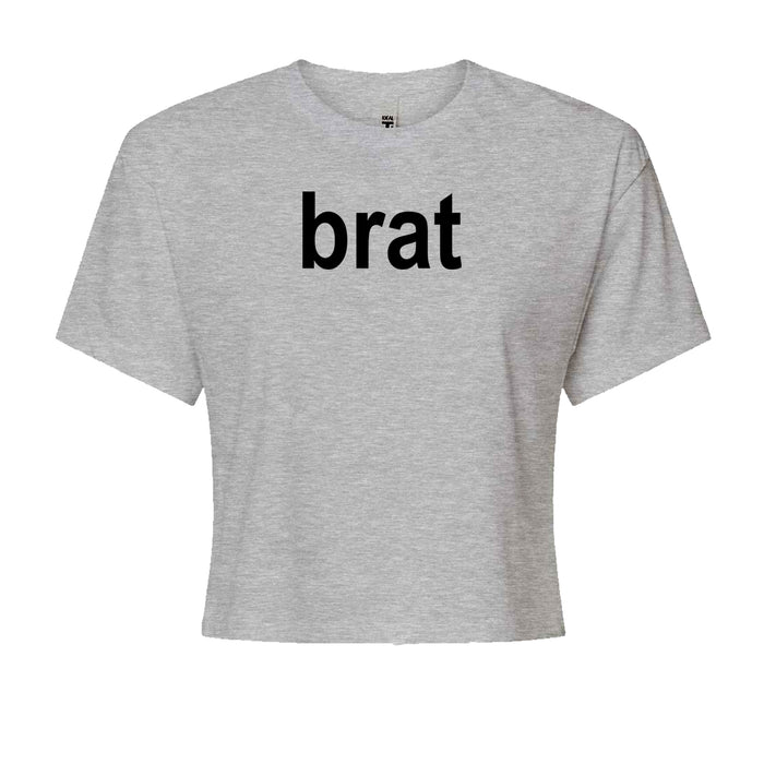 Brat Lime Green I'm So Julia Cropped T-Shirt
