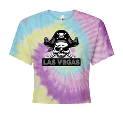 Raider Skull Straight Outta Las Vegas Cropped T-Shirt Jelly Bean
