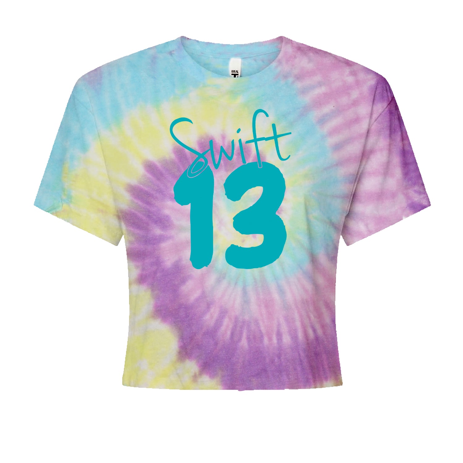 13 Swift 13 Lucky Number Era TTPD Cropped T-Shirt Jelly Bean