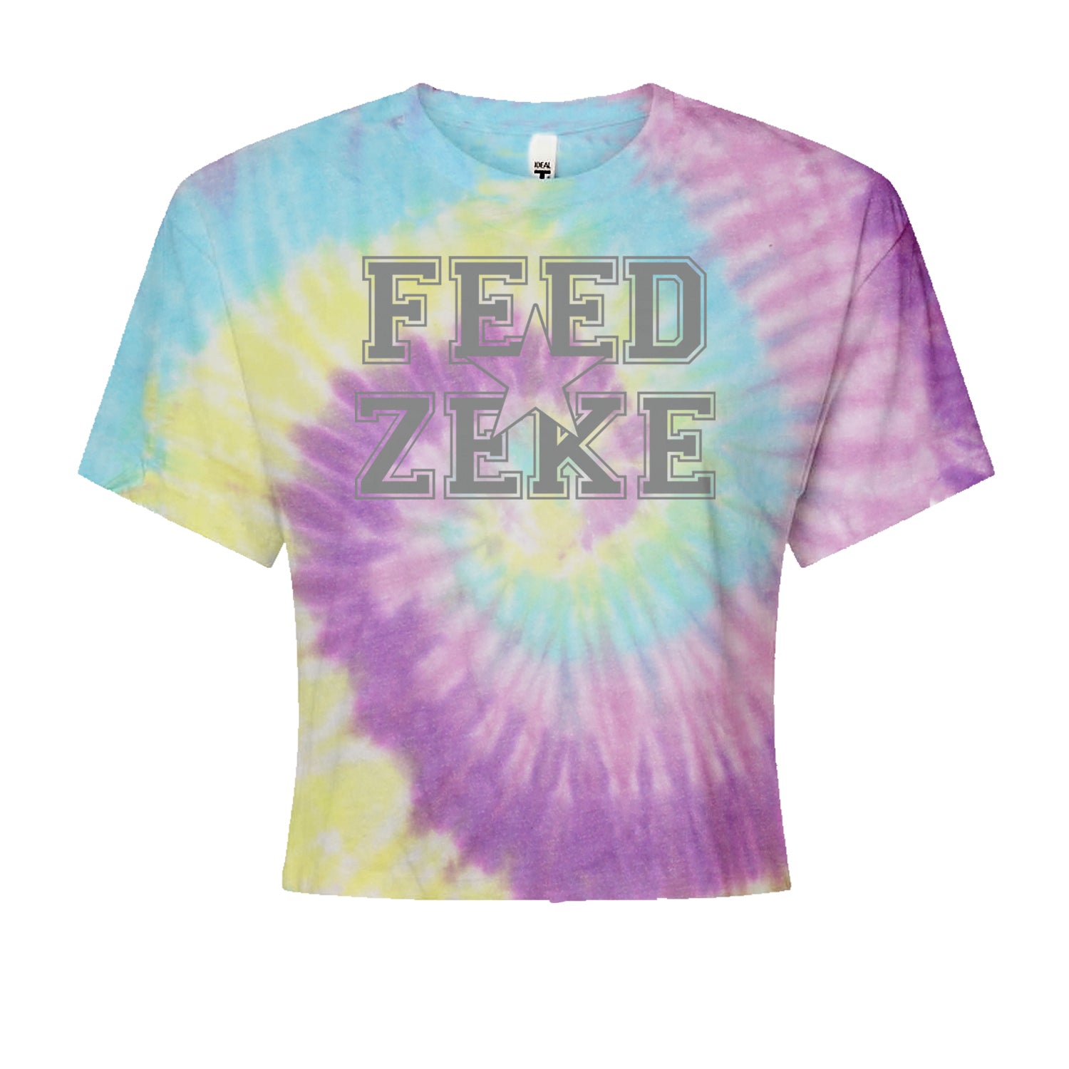 Feed Zeke FootballCropped T-Shirt Jelly Bean