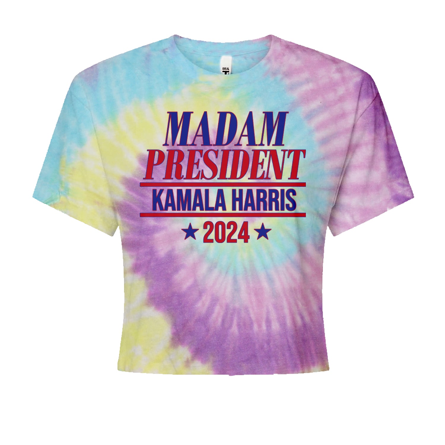 Madam President - Support kamala Harris For President 2024 Cropped T-Shirt Jelly Bean