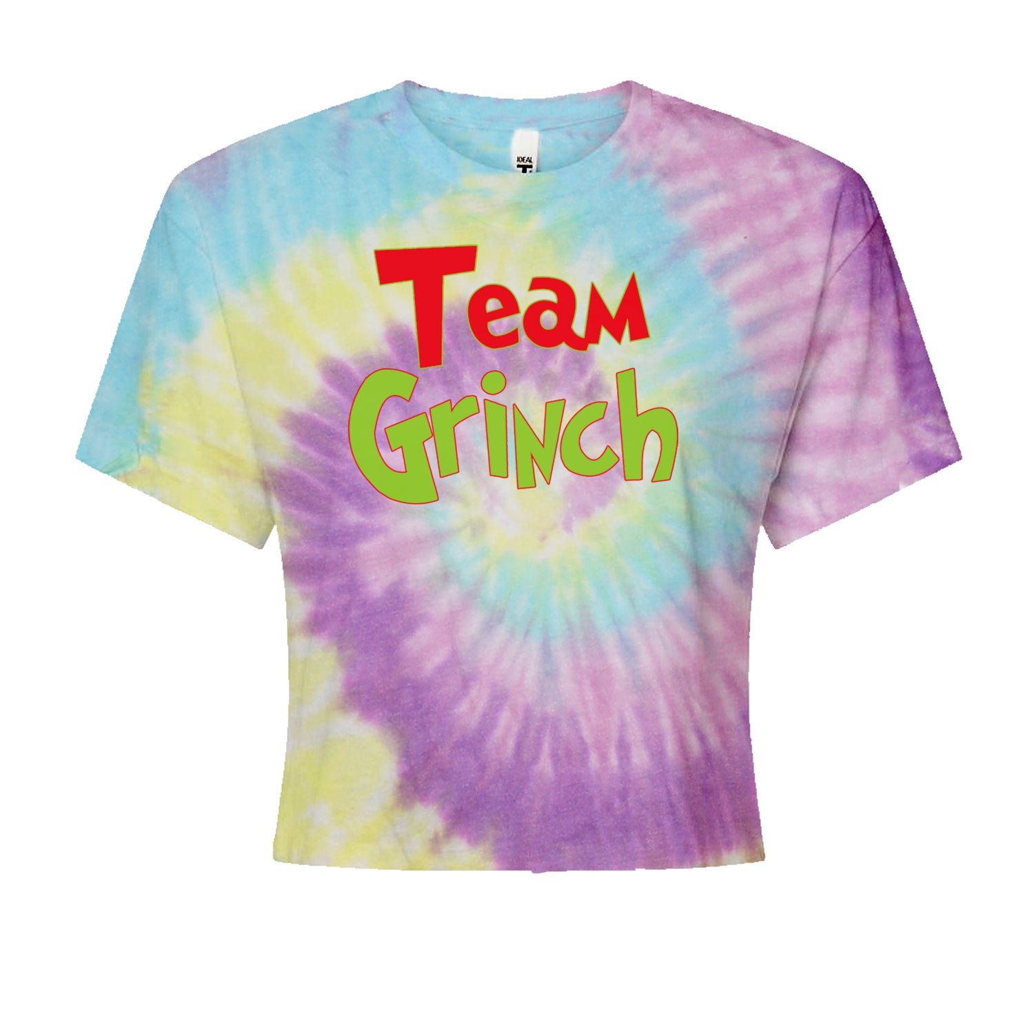 Team Gr-nch Jolly Grinchmas Merry ChristmasCropped T-Shirt Jelly Bean