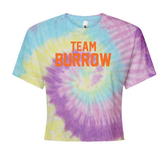 Team Burrow Cincinnati Cropped T-Shirt Jelly Bean