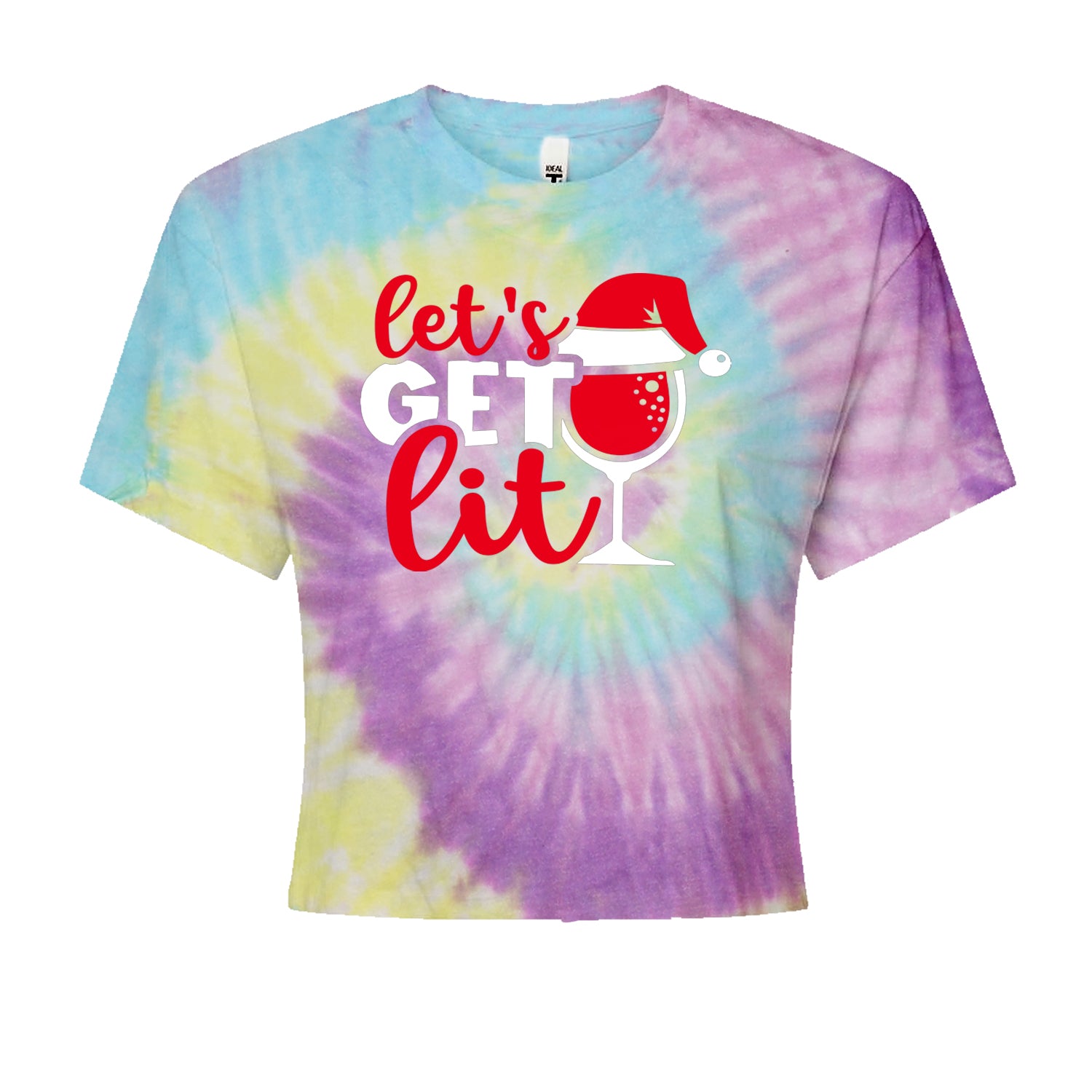 Let’s Get Lit Cropped T-Shirt Jelly Bean