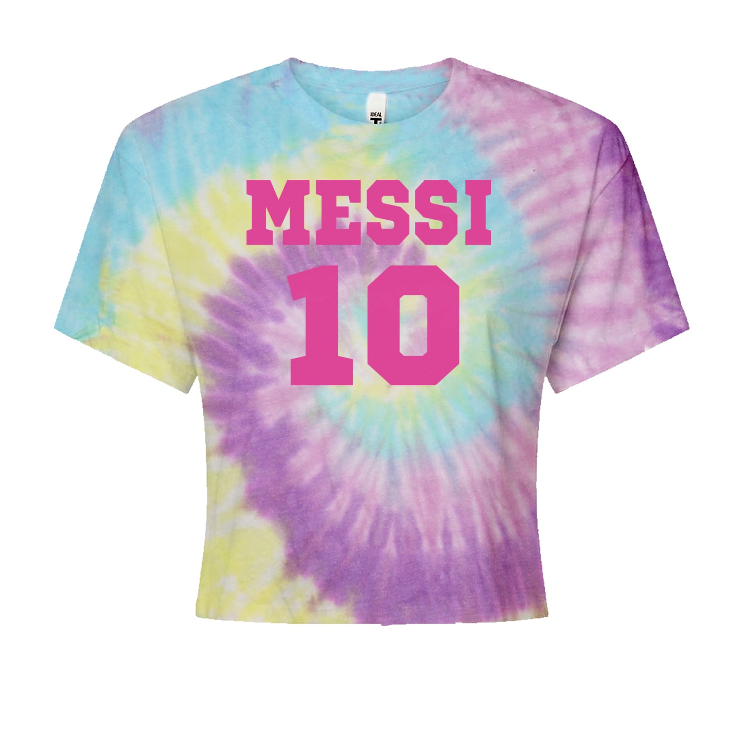 Messi World Soccer Futbol Messiami Cropped T-Shirt Jelly Bean