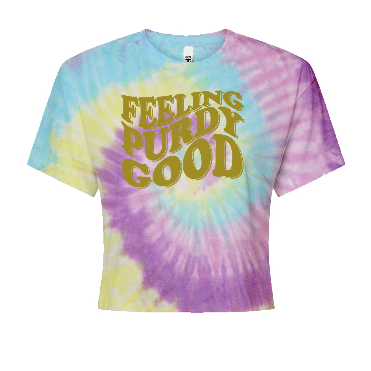 Feeling Purdy Good San Francisco Cropped T-Shirt Jelly Bean