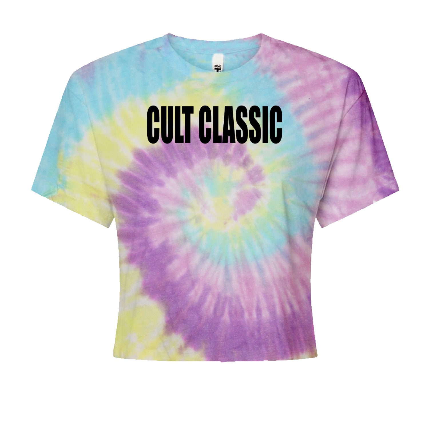 Cult Classic Pop Music ClubCropped T-Shirt Jelly Bean