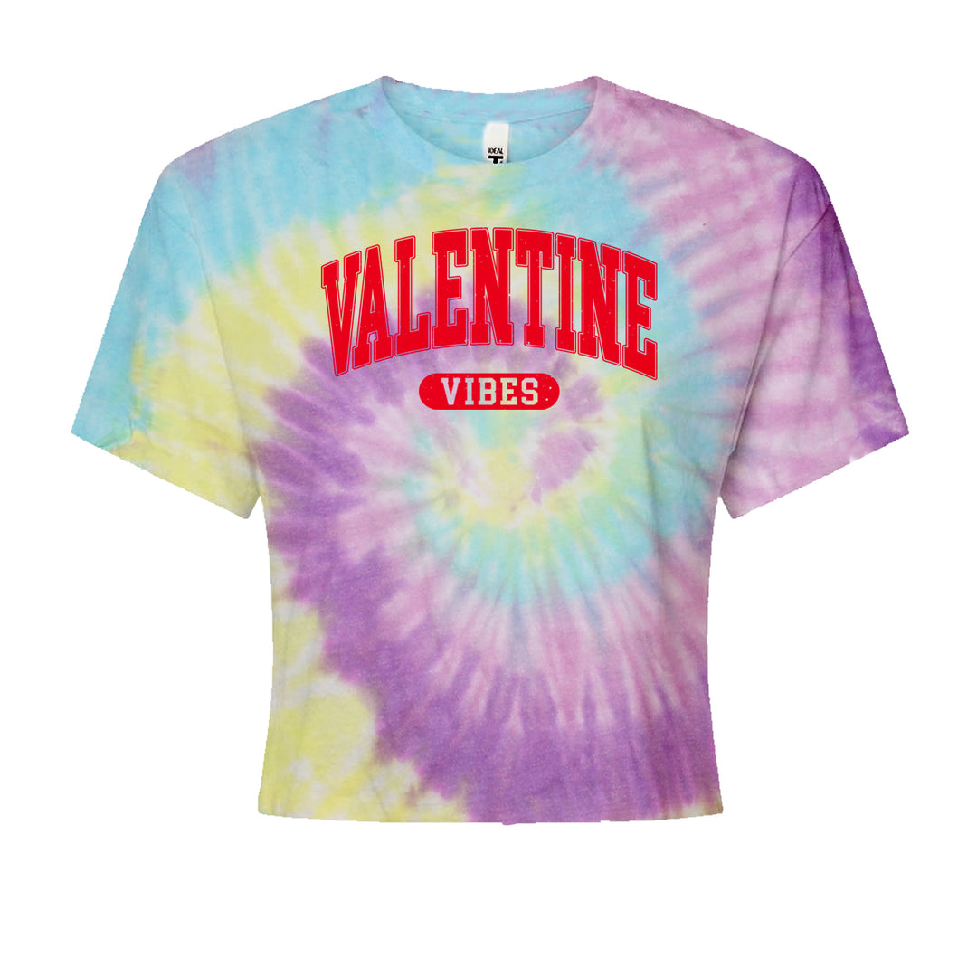 Valentines VibesCropped T-Shirt Jelly Bean