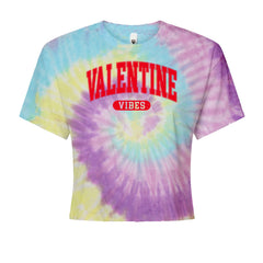 Valentines VibesCropped T-Shirt Jelly Bean