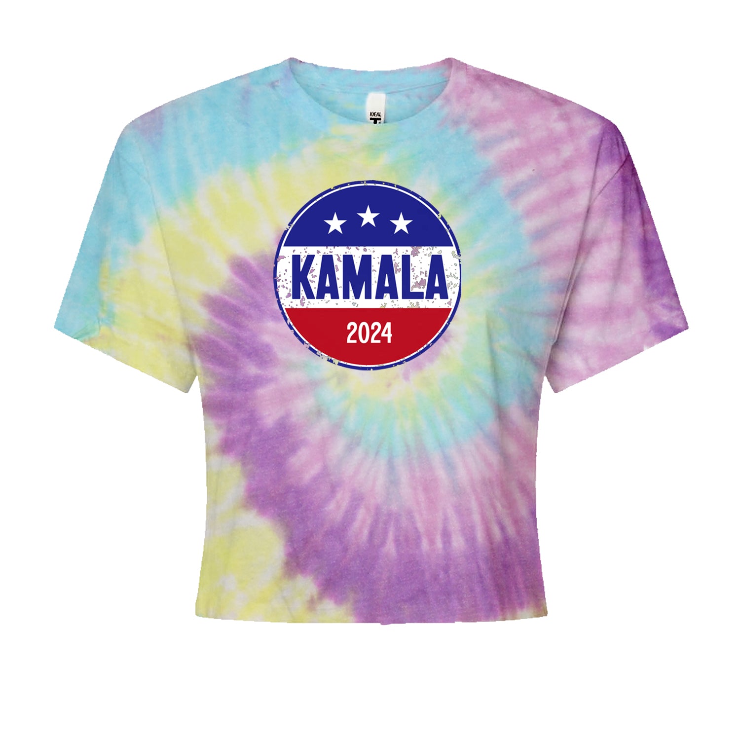 Kamala Badge 2024 - Kamala Harris For President 2024 Cropped T-Shirt Jelly Bean