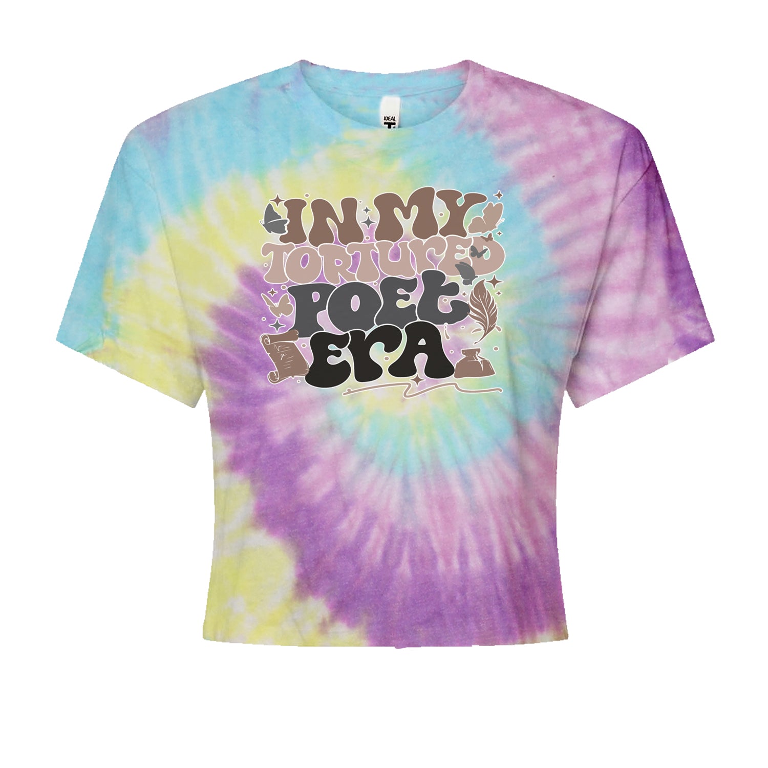 In My Tortured Poet Era TTPD Music Cropped T-Shirt Jelly Bean