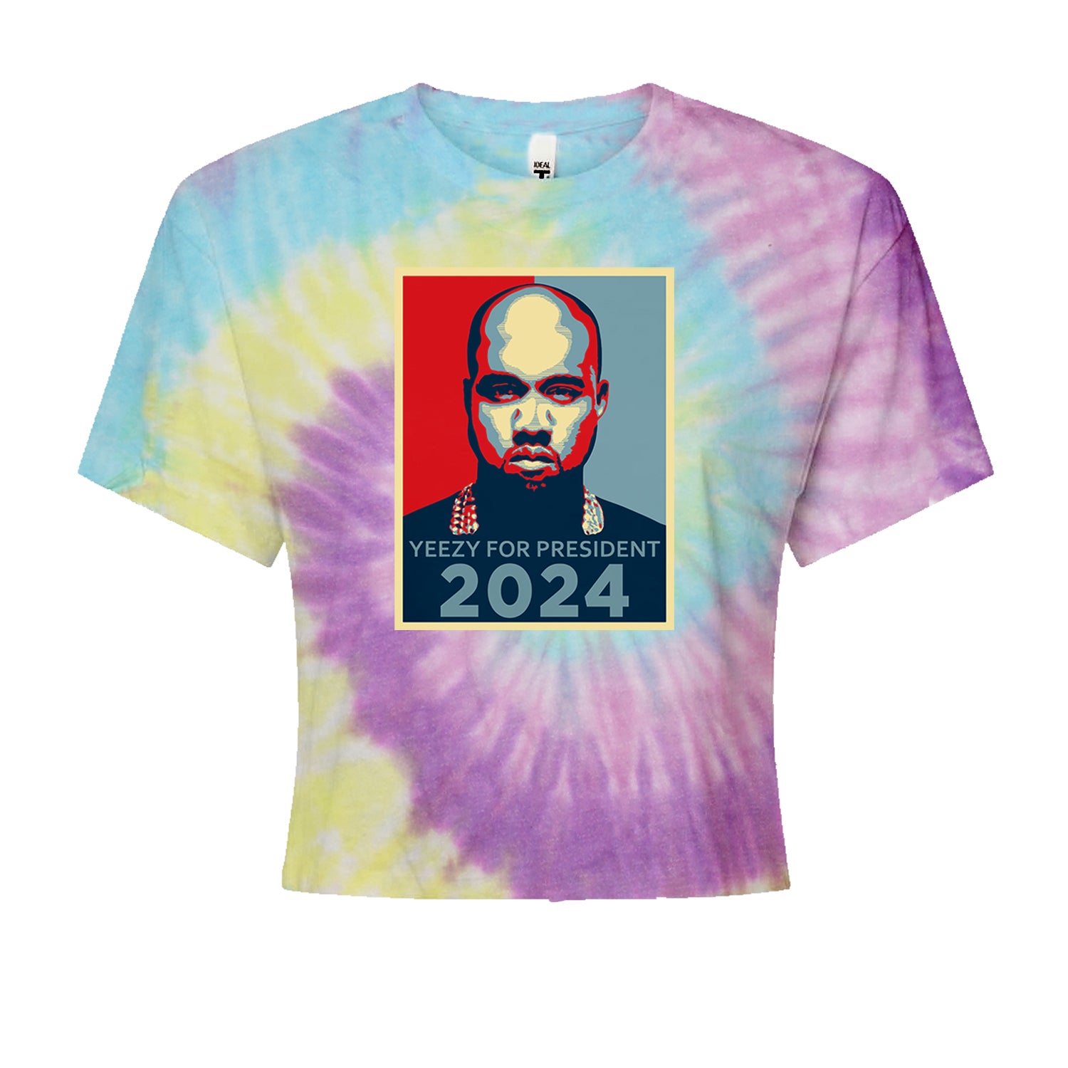 Yeezus For President Vote for Ye Cropped T-Shirt Jelly Bean