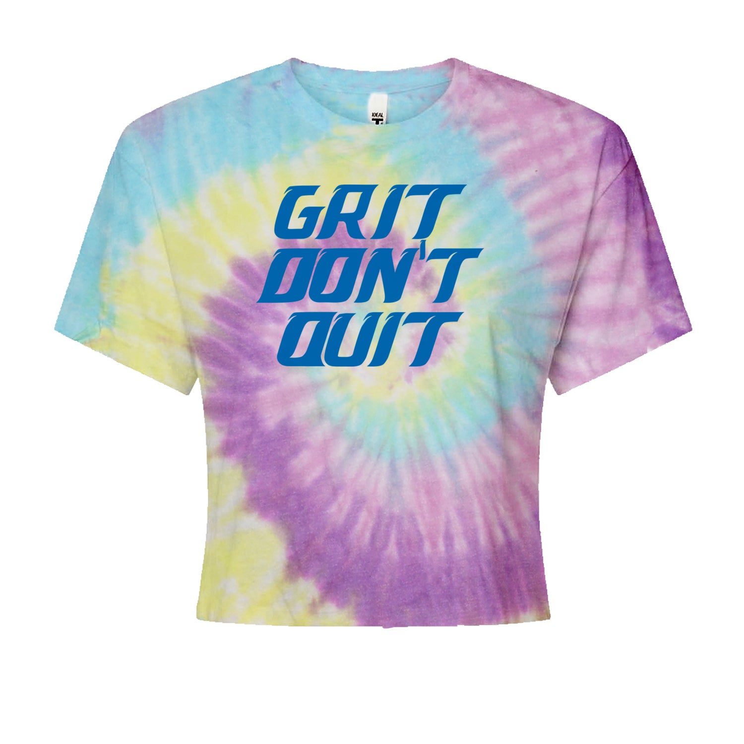 Grit Don't Quit Detroit Grit Cropped T-Shirt Jelly Bean