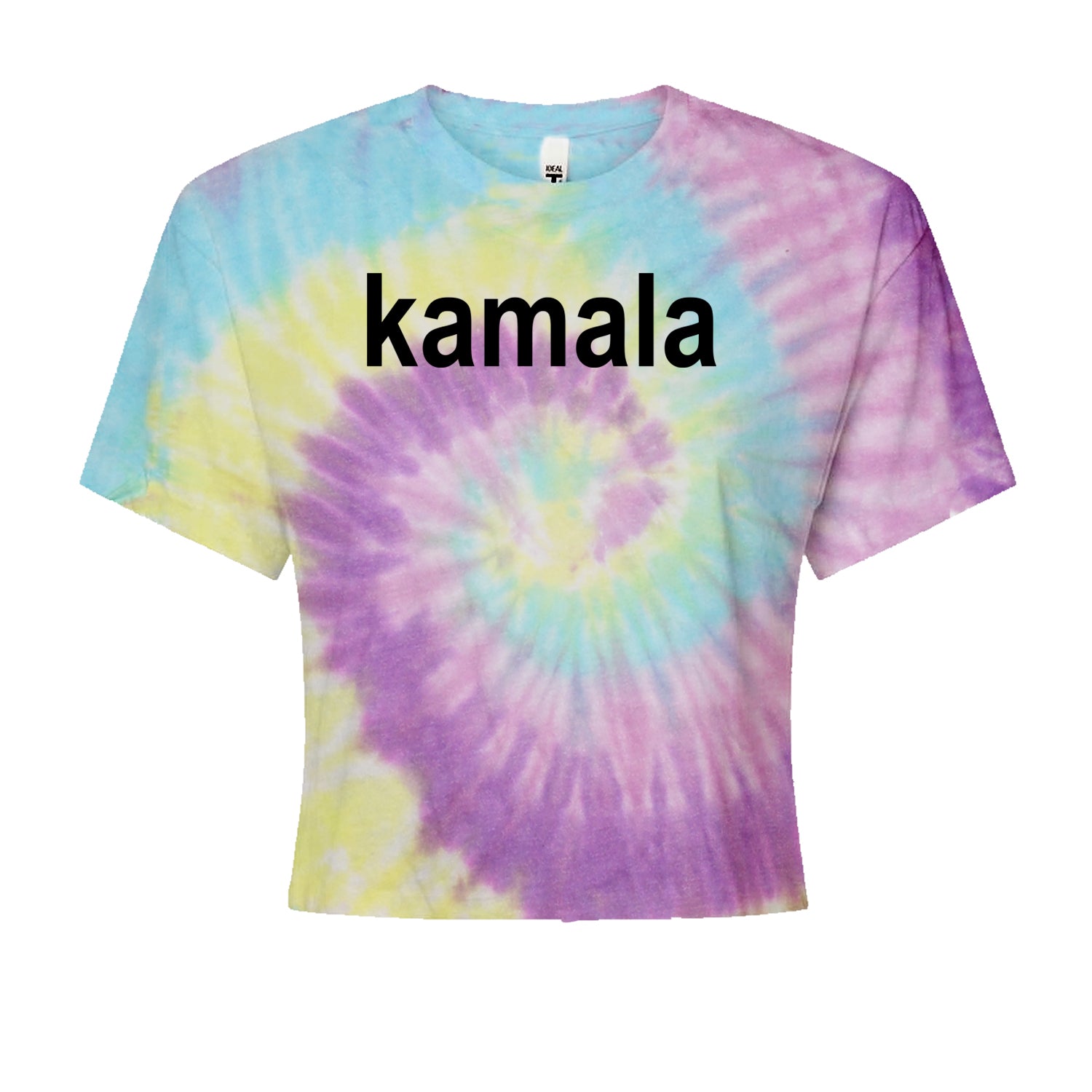 Kamala Black Print Kamala Harris For President Cropped T-Shirt Jelly Bean