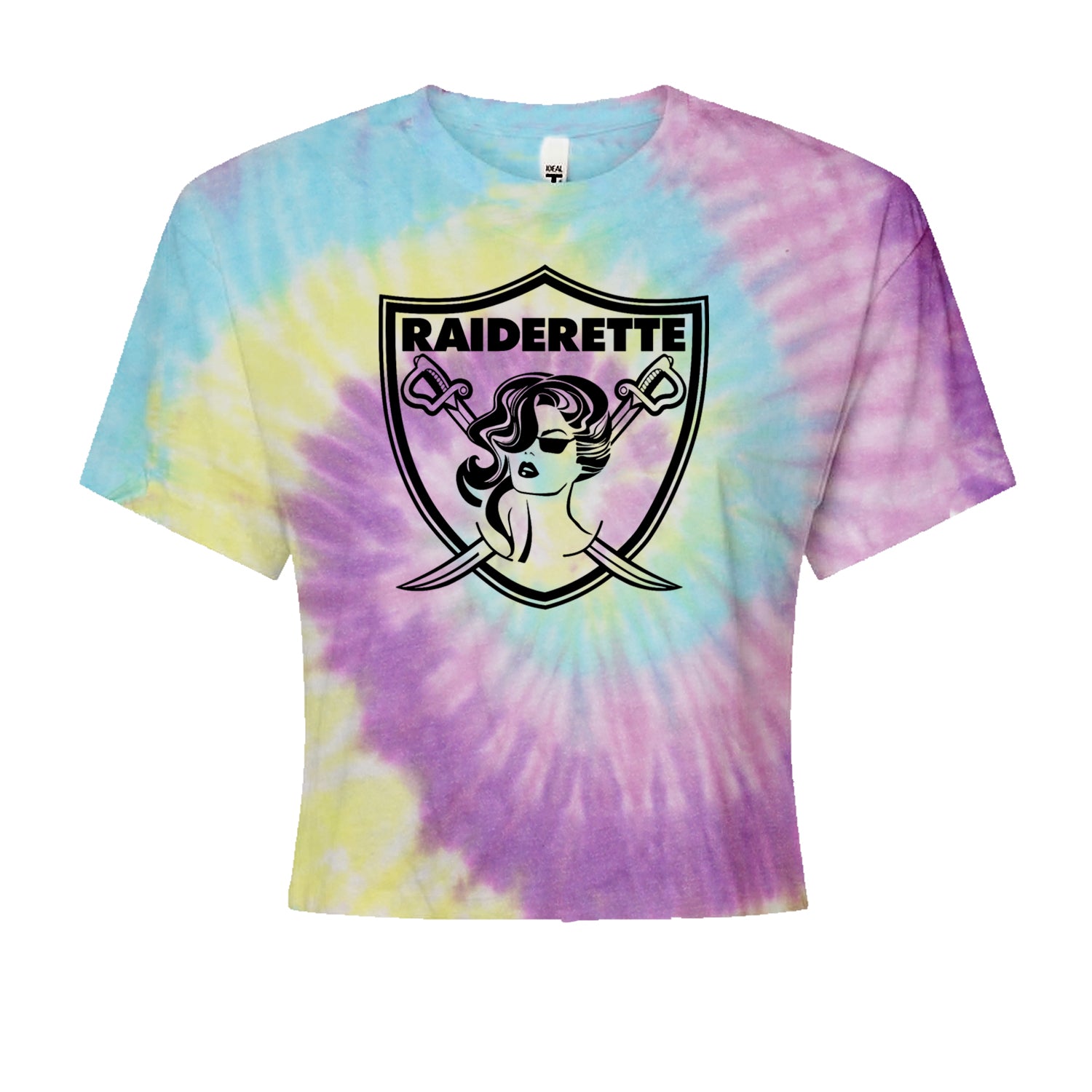 Raiderette Football Gameday Ready Cropped T-Shirt Jelly Bean