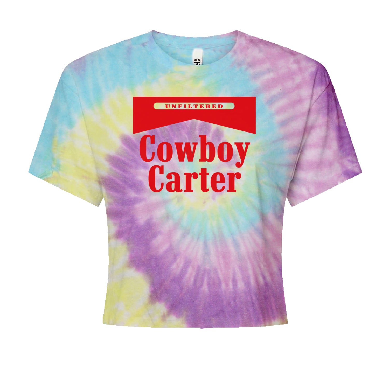 Cowboy Karter Country Act TwoCropped T-Shirt Jelly Bean