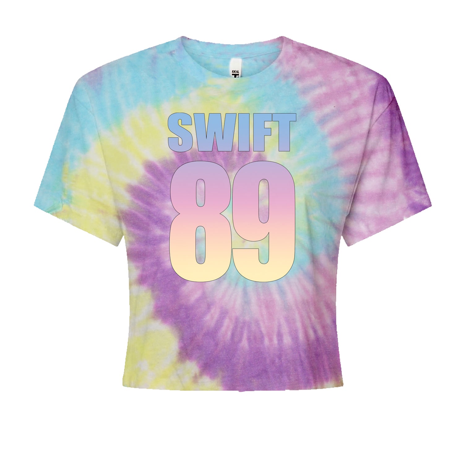 Lover Era Swift 89 Birth Year Music Fan TTPD Cropped T-Shirt Jelly Bean