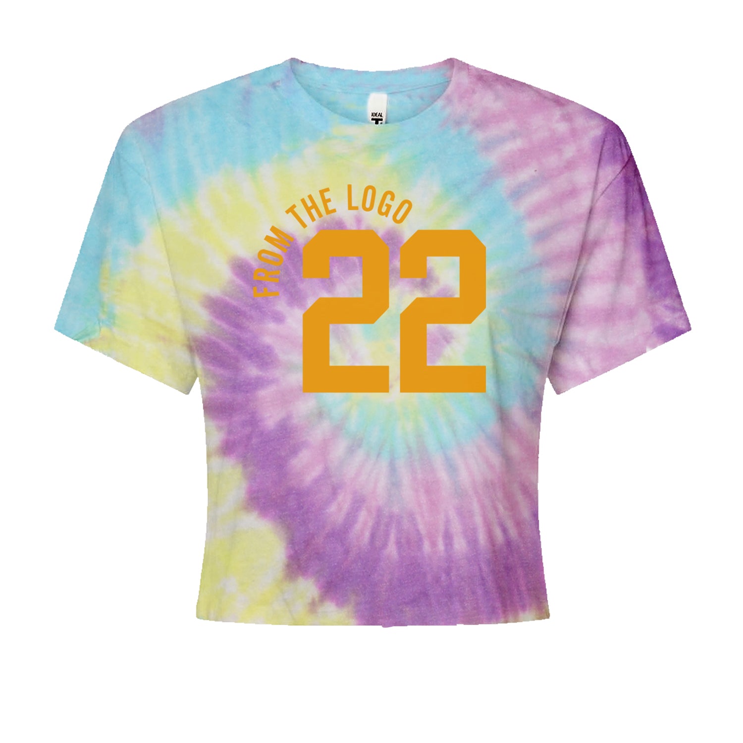 From The Logo #22 Basketball Cropped T-Shirt Jelly Bean