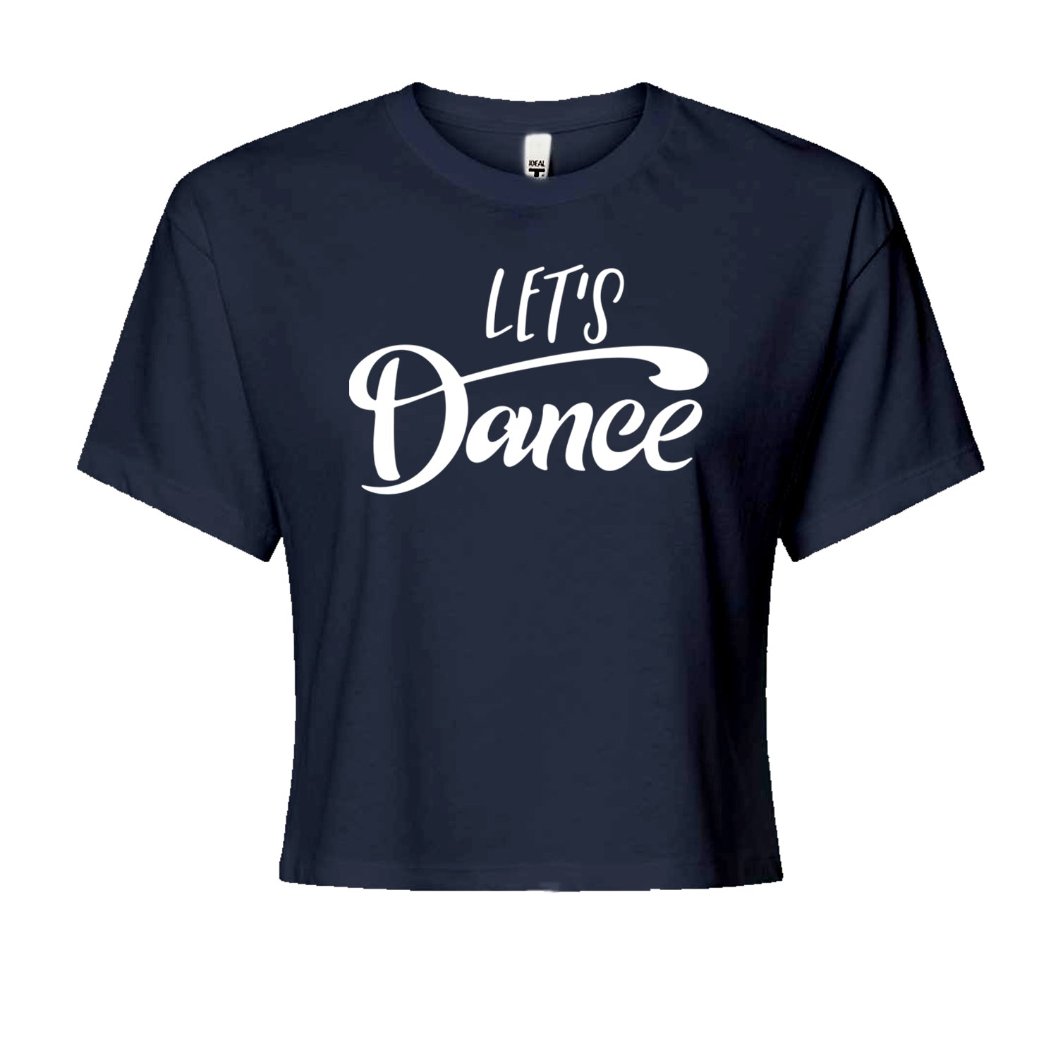 Let's Dance Cropped T-Shirt Navy Blue