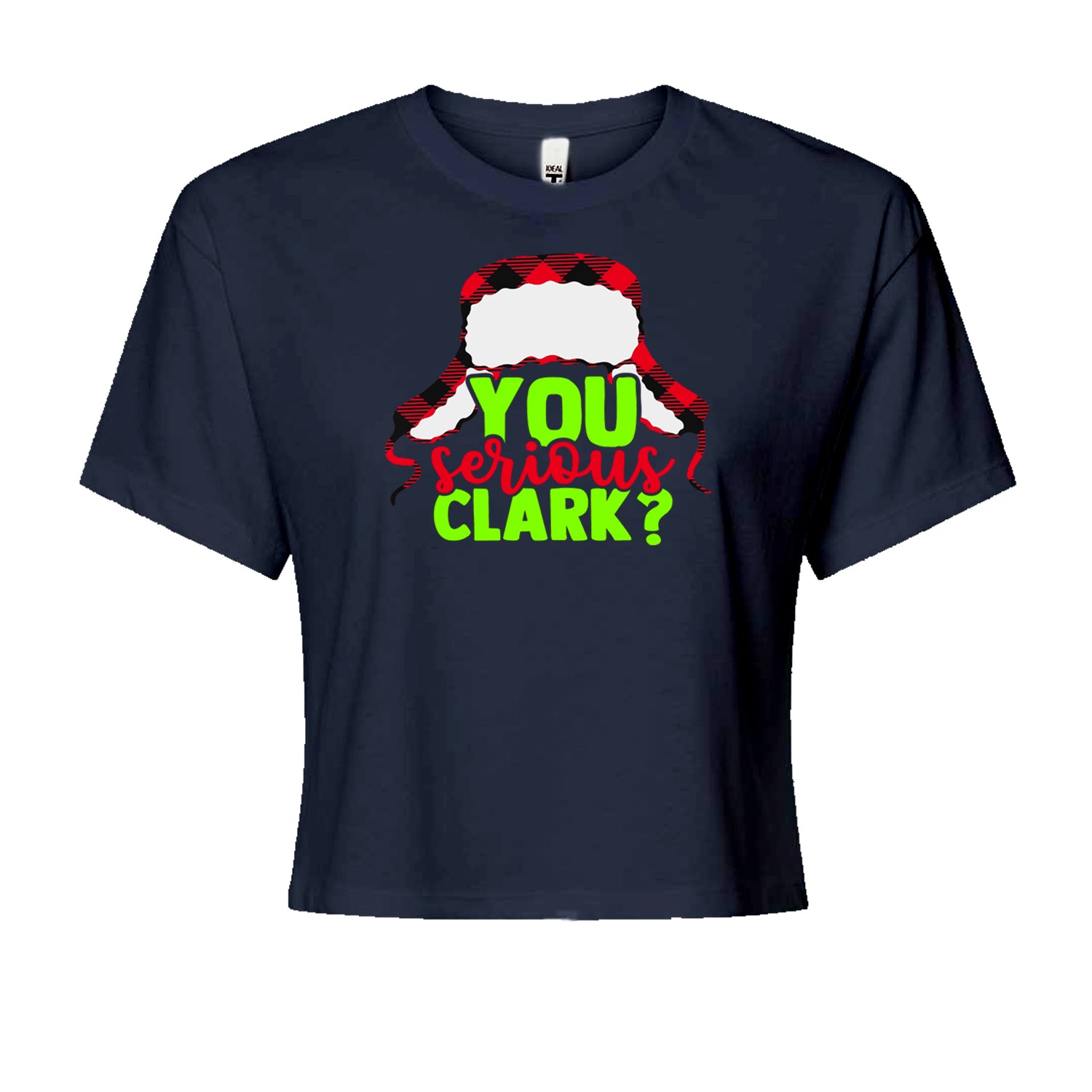 You Serious Clark? GriswoldCropped T-Shirt Navy Blue